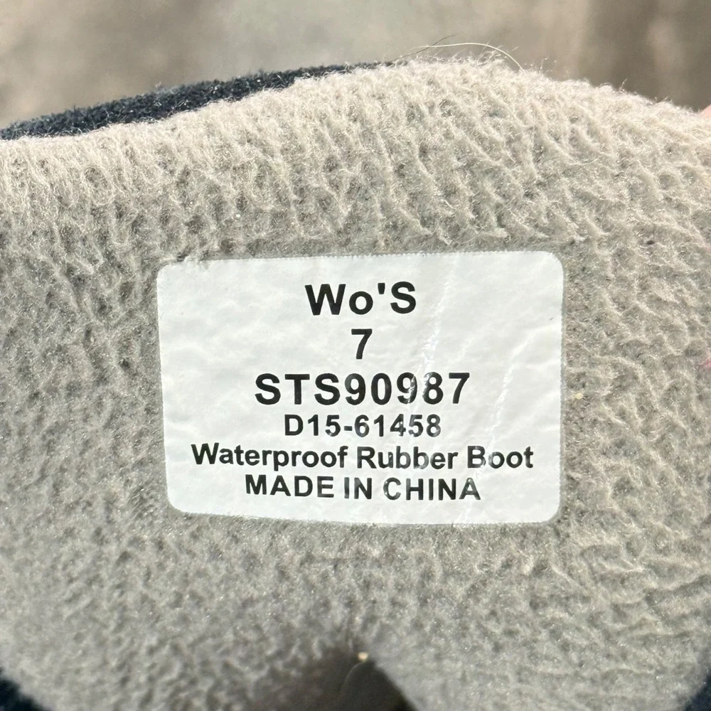 SPERRY Women's Shoes Top-Sider Saltwater Duck Boots Waterproof Outdoor Size 7